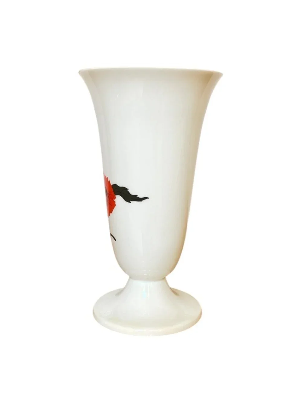 Vintage Wedgwood Bone China Cornpoppy Vase, Susie Cooper Design, Trumpet Shape,
